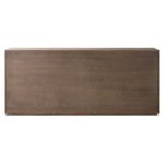 Featuring Leo Rustic Grey 6 Drawer Dresser by Four Hands at Amethyst Home. Designed by Thomas Bina and Ronald Sasson, a design partnership blending both modern minimalist and Brazilian influences. Crafted from solid oak, this clean-lined dresser features vertical reed detailing on the drawer fronts with wooden pull detailing on the outer edges. Drawers are fini. Amethyst Home provides interior design, new home construction design consulting, vintage area rugs, and lighting in the Miami metro area.