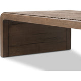 Featuring Leo Rustic Grey Coffee Table by Four Hands at Amethyst Home. Grey-finished oak shapes an elongated coffee table, rich with reeding. Subtly rounded edges reflect Brazilian midcentury inspiration behind this crafted minimalist piece. Designed in partnership with longtime Four Hands collaborator Thomas Bina and designer Ronald Sasson.Overall Dimensions:. Amethyst Home provides interior design, new home construction design consulting, vintage area rugs, and lighting in the Boston metro area.