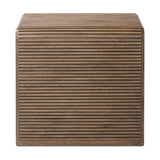 Featuring Leo Rustic Grey End Table by Four Hands at Amethyst Home. Made from rustic-finished oak, linear reeding and a curved shape define this midcentury-spirited end table. Designed in partnership with longtime Four Hands collaborator Thomas Bina and Brazilian designer Ronald Sasson.Overall Dimensions: 23.5"W x 27.5"L x 22"H
Collection: BinaColors: Rust. Amethyst Home provides interior design, new home construction design consulting, vintage area rugs, and lighting in the Des Moines metro area.