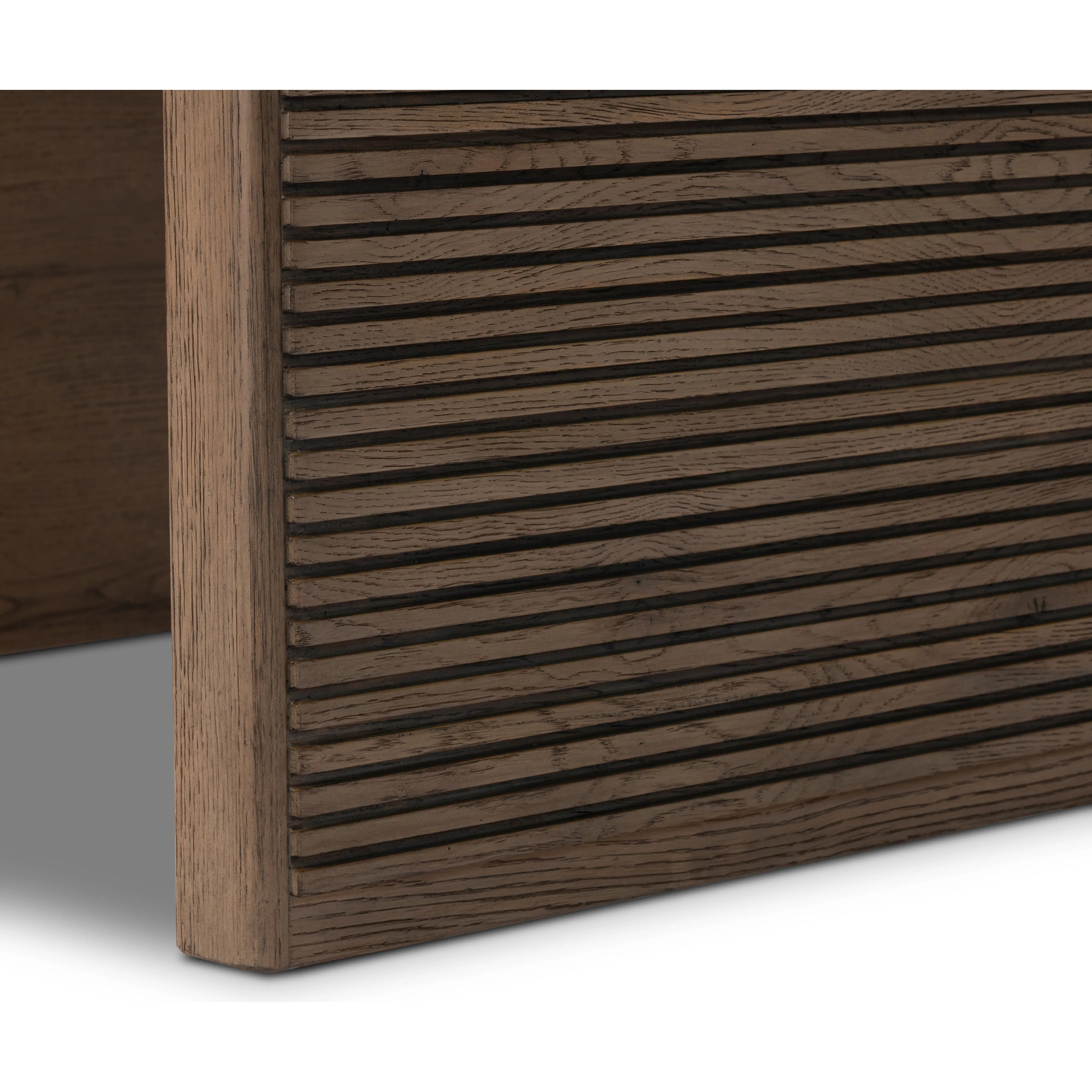 Featuring Leo Rustic Grey End Table by Four Hands at Amethyst Home. Made from rustic-finished oak, linear reeding and a curved shape define this midcentury-spirited end table. Designed in partnership with longtime Four Hands collaborator Thomas Bina and Brazilian designer Ronald Sasson.Overall Dimensions: 23.5"W x 27.5"L x 22"H
Collection: BinaColors: Rustic. Amethyst Home provides interior design, new home construction design consulting, vintage area rugs, and lighting in the Monterey metro area.