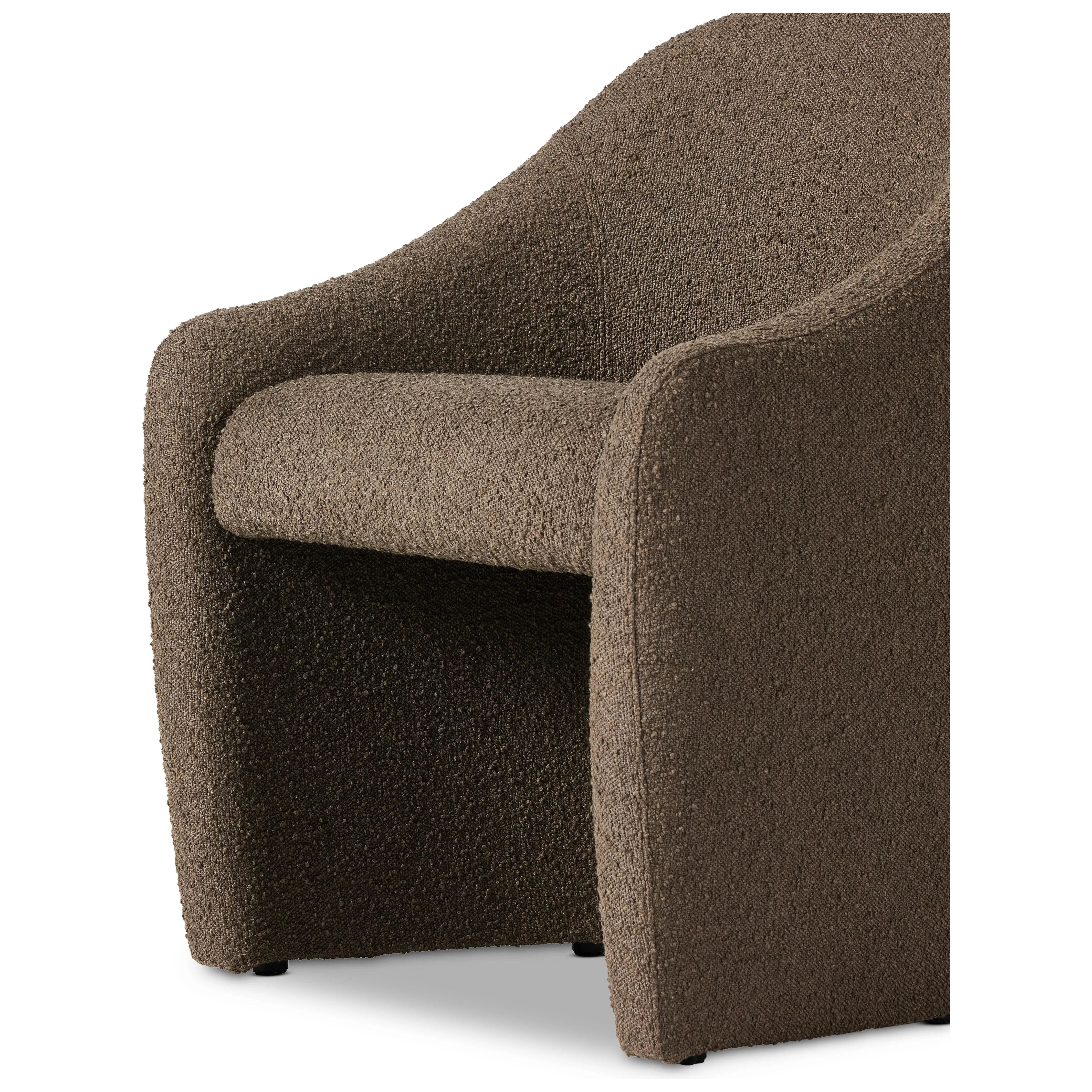 Featuring Levi Knoll Clay Dining Chair by Four Hands at Amethyst Home. This Levi Knoll Clay Dining Chair is the perfect addition to any home. Beautifully crafted from quality materials with just the right touch of sophistication, it adds a modern personality to any size space.Overall Dimensions: 25.75"W x 26"L x 32"H
Collection: OsloColors: Knoll ClayMater. Amethyst Home provides interior design, new home construction design consulting, vintage area rugs, and lighting in the Washington metro area.