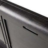 Featuring Lorik Worn Black Acacia Writing Desk by Four Hands at Amethyst Home. Wabi Sabi-inspired and designed with a clean, bold shape. This rustic desk features a modernized shape crafted from worn acacia wood. Designed with cylindrical legs that are both angled and tapered for added movement. Built-in, hidden pencil drawers keep the focus on the nat. Amethyst Home provides interior design, new home construction design consulting, vintage area rugs, and lighting in the Salt Lake City metro area.