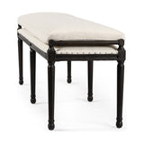 Featuring Lucille Alcala Cream Dining Bench by Four Hands at Amethyst Home. Solid oak legs support bench-style dining seat with water-repellent performance fabric in a versatile cream. Nailhead trim for fun finishing touch. Performance fabrics are specially created to withstand spills, stains, high traffic and wear, ensuring long-term comfort and unmatched durability.Overall Dimensi. Amethyst Home provides interior design, new construction, custom furniture, and area rugs in the Austin metro area.