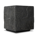 Featuring Lucius Smooth Black Concrete End Table by Four Hands at Amethyst Home. Cast black concrete features heavily textured sides that resemble natural slate, paired with a smoothed tabletop.Collection: ChandlerColors: Smooth Black Concrete ,Textured Black ConcreteMaterials: Concrete Weight: 52.91 lbs. Amethyst Home provides interior design, new home construction design consulting, vintage area rugs, and lighting in the Laguna Beach metro area.