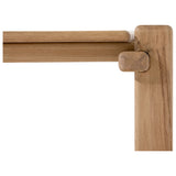 Featuring Marcia French Oak Square Coffee Table by Four Hands at Amethyst Home. Designed by Thomas Bina and Ronald Sasson, a design partnership blending both modern minimalist and Brazilian influences. Crafted from natural reclaimed French oak with overstated joint details. Rounded edges bring a soft, playful feel to the entire piece.Overall Dimensions: 50". Amethyst Home provides interior design, new home construction design consulting, vintage area rugs, and lighting in the Nashville metro area.