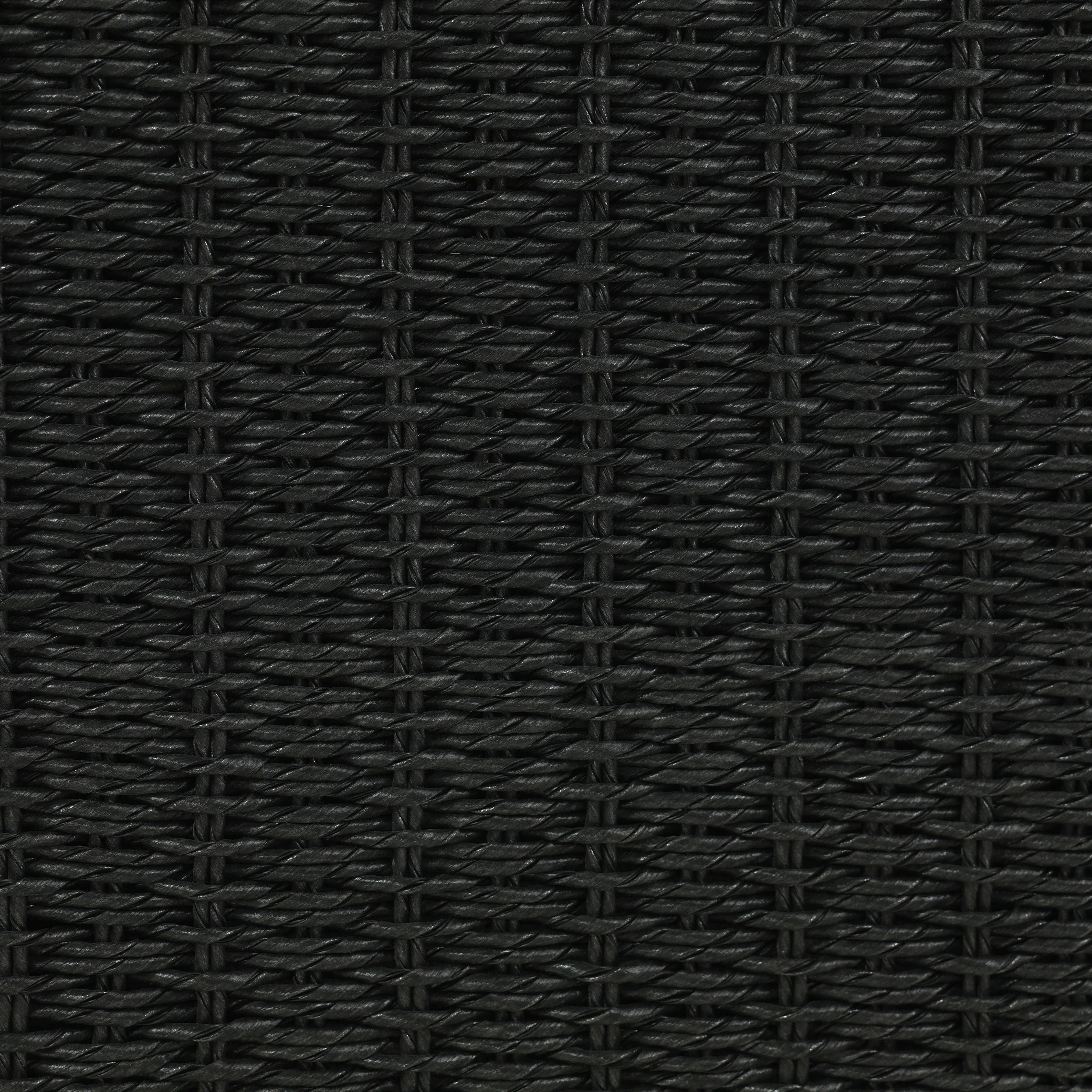 Featuring Maven Faux Black Outdoor Swivel Chair by Four Hands at Amethyst Home. Sustainably made with zero waste, luxurious Italian upholstery places a new and unique spin on indoor/outdoor seating, offering soft, durable fabric that's highly resistant to sun, stains, mold and abrasion. Shell framing in black faux-hyacinth weaves for extra texture atop a 360-d. Amethyst Home provides interior design, new home construction design consulting, vintage area rugs, and lighting in the Dallas metro area.