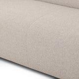 Featuring Mazie Crete Pebble Sofa by Four Hands at Amethyst Home. A fluid play on seating. This statement making sofa features subtle cutouts on the back with plush arms that hug the bench seat. Upholstered in a tight, wool-like textile for a polished look.
Overall Dimensions: 35.0" L x 95.5 " W x 28.5" H
Collection: GraysonColors: Crete PebbleMaterials: 1. Amethyst Home provides interior design, new home construction design consulting, vintage area rugs, and lighting in the Scottsdale metro area.