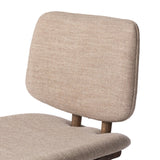 Featuring Montague Alcala Fawn Dining Chair by Four Hands at Amethyst Home. A textbook midcentury design with upholstered molded cushions pair style and comfort in one dining chair. Alternating joint positions add an unexpected architectural element to the piece. Performance fabrics are specially created to withstand spills, stains, high traffic and wear, ensu. Amethyst Home provides interior design, new home construction design consulting, vintage area rugs, and lighting in the Austin metro area.