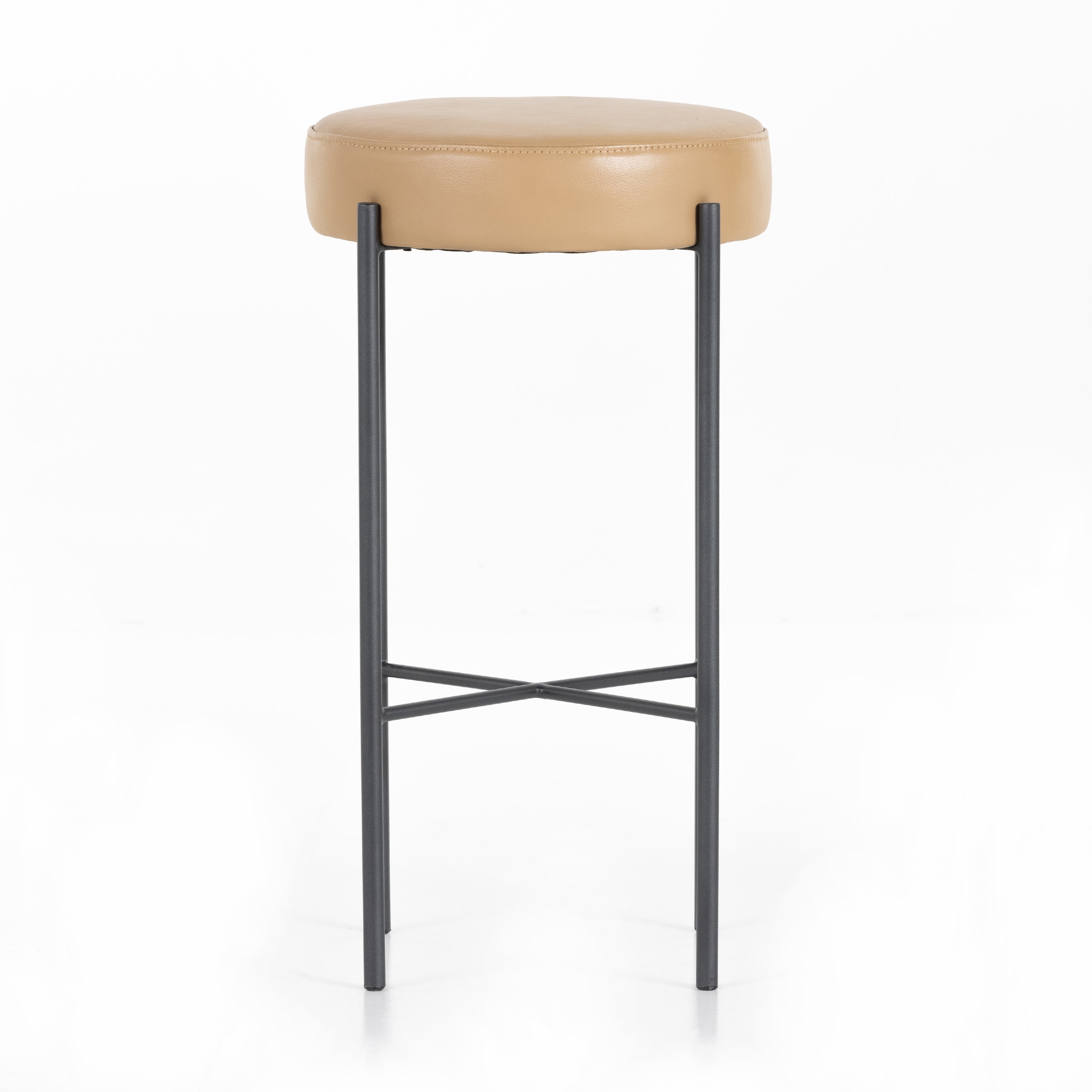 Featuring Nocona Natural Leather-Bar Stool by Four Hands at Amethyst Home. Modern minimalist to a T. Slim and airy, gunmetal-finished iron legs form a cradle-style frame for tan top-grain leather seating, perfectly sized for the bar.Overall Dimensions: 17.50"W x 17.50"L x 30"H
Collection: SevillaColors: Gunmetal ,Natural LeatherMaterials: Iron ,Top Grain Leather Weight: 9.7 lbsSeat D. Amethyst Home provides interior design, new construction, custom furniture, and area rugs in the Miami metro area.