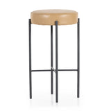 Featuring Nocona Natural Leather-Bar Stool by Four Hands at Amethyst Home. Modern minimalist to a T. Slim and airy, gunmetal-finished iron legs form a cradle-style frame for tan top-grain leather seating, perfectly sized for the bar.Overall Dimensions: 17.50"W x 17.50"L x 30"H
Collection: SevillaColors: Gunmetal ,Natural LeatherMaterials: Iron ,Top Grain Leather Weight: 9.7 lbsSea. Amethyst Home provides interior design, new construction, custom furniture, and area rugs in the Monterey metro area.