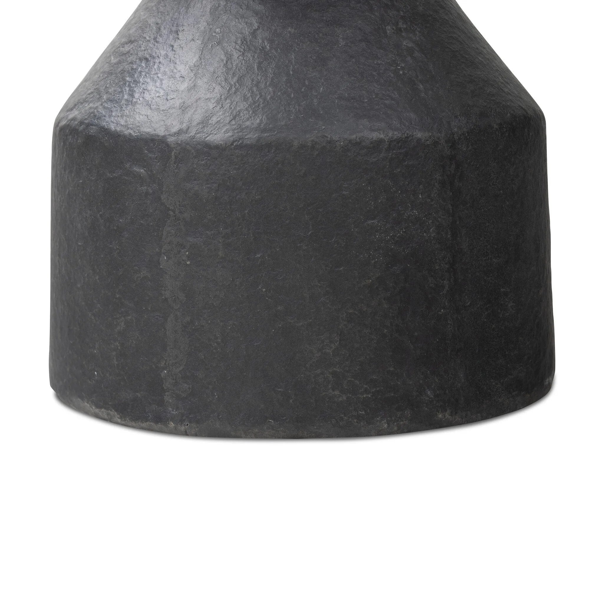 Featuring Odeon Distressed Graphite Concrete End Table by Four Hands at Amethyst Home. With heavy texture and contemporary shaping, an end table of distressed grey concrete can be styled just about anywhere.Collection: ChandlerColors: Distressed Graphite ConcreteMaterials: Concrete Weight: 26.01 lbs. Amethyst Home provides interior design, new home construction design consulting, vintage area rugs, and lighting in the Scottsdale metro area.