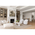 Featuring Parra Coffee Table - Plaster Molded Concrete by Four Hands at Amethyst Home. Make a monolithic statement with this Parra Coffee Table - Plaster Molded Concrete. Made from plaster-molded concrete, the pedestal-style legs support a rectangular tabletop of smooth, white-finished concrete, for a clean, adobe-inspired look.
Overall Dimensions: 59.75"W x 2.  Amethyst Home provides interior design, new home construction design consulting, vintage area rugs, and lighting in the Tampa metro area.