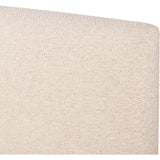 Featuring Quincy Lisbon Cream-King Bed by Four Hands at Amethyst Home. Modern, clean shaping meets inflated comfort with this padded, upholstered bed frame in a textural boucle-like pattern.  Text (251) 257-7986 for quick product details.Overall Dimensions: 92.25"W x 89.25"L x 48"H
Collection: EastonColors: Lisbon Cream ,BlackMaterials: 81% Pl, 19% Pc ,Sol. Amethyst Home provides interior design, new home construction design consulting, vintage area rugs, and lighting in the Des Moines metro area.