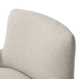 Featuring Reed Crete Pebble Accent Swivel Chair by Four Hands at Amethyst Home. The angular cutouts and tapered sides give this 360-degree swivel a geometric update. A modern take on a retro look, the chair's spring suspension and brushed pebble textile covering make it a truly transitional piece.
Collection: FarrowColors: Crete PebbleMaterials: 100% Polye. Amethyst Home provides interior design, new home construction design consulting, vintage area rugs, and lighting in the Alpharetta metro area.