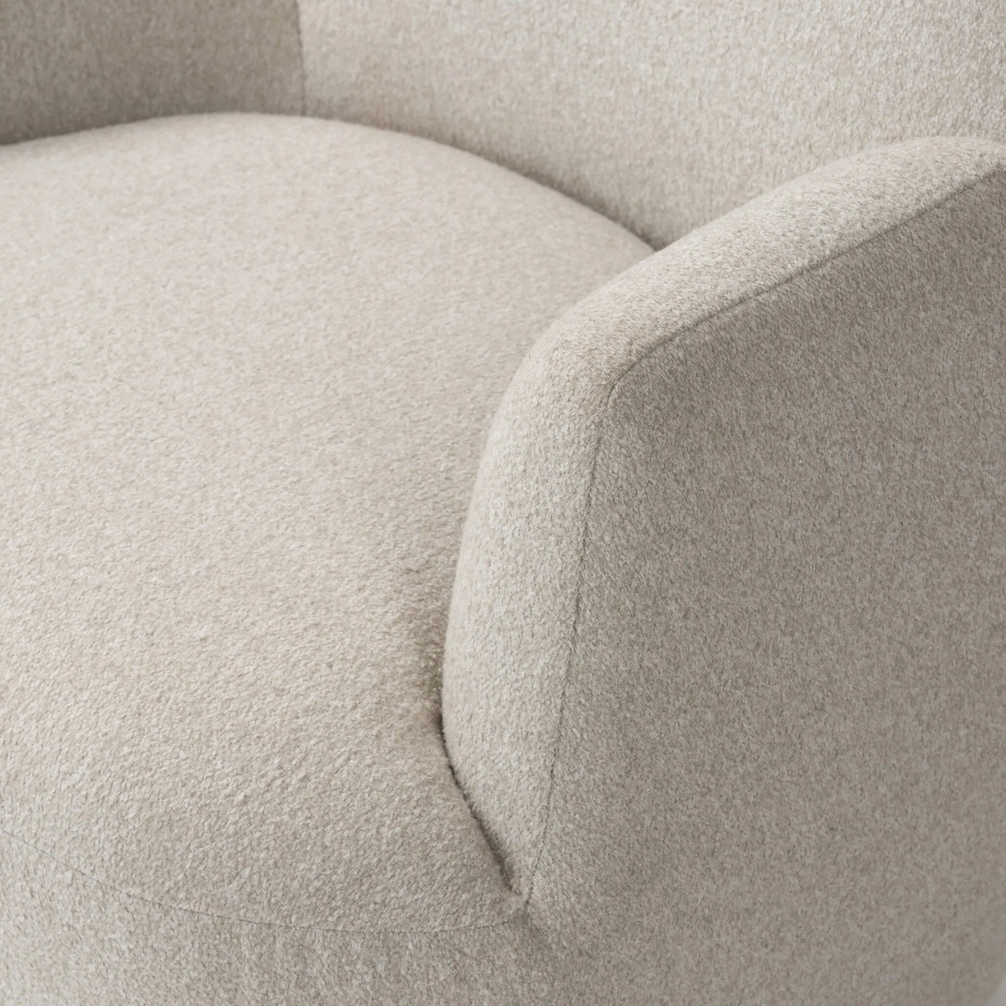 Featuring Reed Crete Pebble Accent Swivel Chair by Four Hands at Amethyst Home. The angular cutouts and tapered sides give this 360-degree swivel a geometric update. A modern take on a retro look, the chair's spring suspension and brushed pebble textile covering make it a truly transitional piece.
Collection: FarrowColors: Crete PebbleMaterials: 100% P. Amethyst Home provides interior design, new home construction design consulting, vintage area rugs, and lighting in the Salt Lake City metro area.