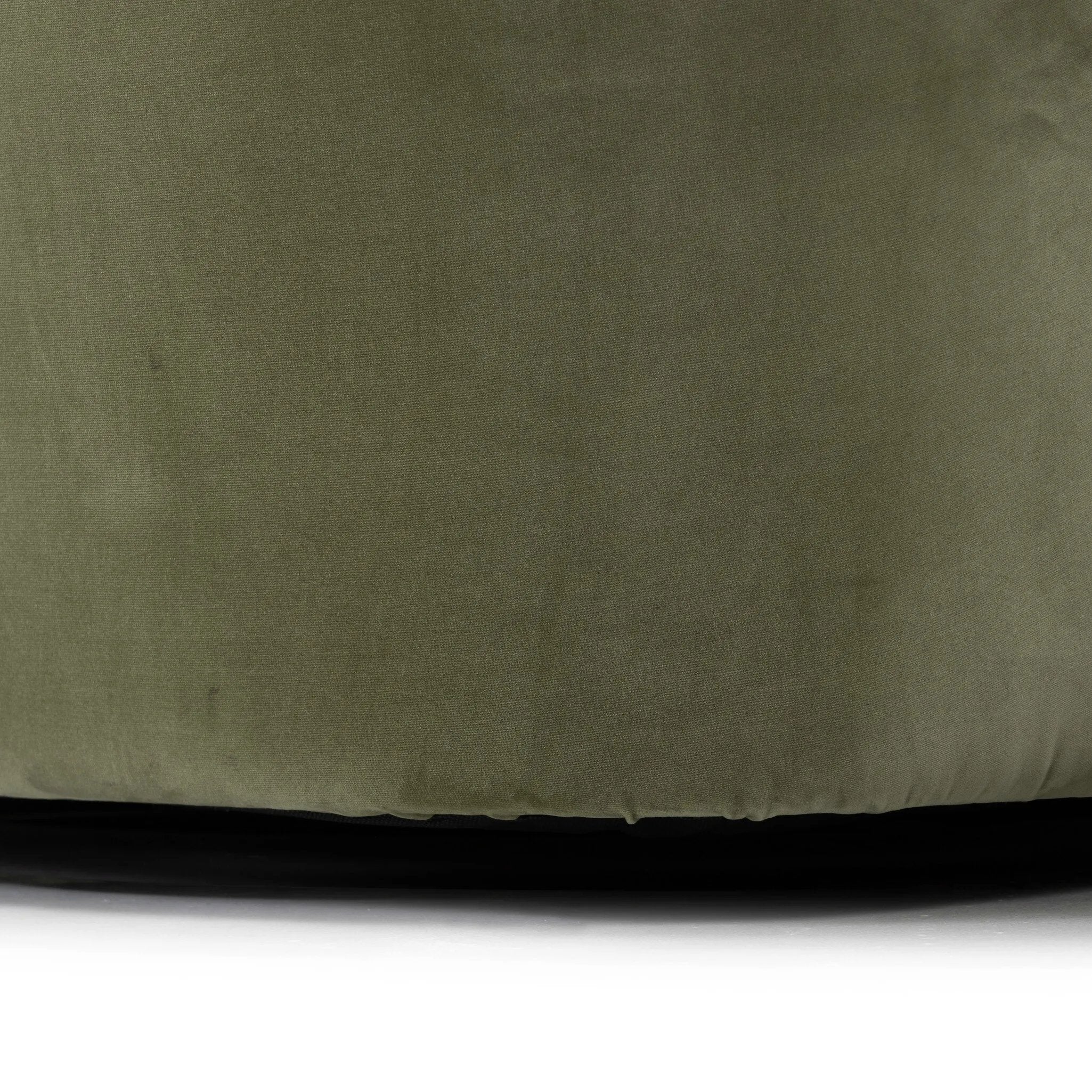 Featuring Reed Sapphire Sage Accent Swivel Chair by Four Hands at Amethyst Home. The angular cutouts and tapered sides give this 360-degree swivel a geometric update. A modern take on a retro look, the chair's spring suspension and sage velvet make it a truly transitional piece. Note that the velvet's hue will appear to change depending on the light.
Coll. Amethyst Home provides interior design, new home construction design consulting, vintage area rugs, and lighting in the Kansas City metro area.