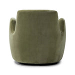 Featuring Reed Sapphire Sage Accent Swivel Chair by Four Hands at Amethyst Home. The angular cutouts and tapered sides give this 360-degree swivel a geometric update. A modern take on a retro look, the chair's spring suspension and sage velvet make it a truly transitional piece. Note that the velvet's hue will appear to change depending on the light.
C. Amethyst Home provides interior design, new home construction design consulting, vintage area rugs, and lighting in the Salt Lake City metro area.