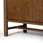 Featuring Renaud Dark Toasted Oak Cabinet by Four Hands at Amethyst Home. A beautifully simple statement piece. This three-door cabinet is crafted from a mix of solid oak and veneer in a dark toasted finish. Details include subtle, tapered corner posts and minimal rounded door knobs.
Overall Dimensions: 20.0" L x 74.0 " W x 69.0" H
Collection: WellsColors. Amethyst Home provides interior design, new home construction design consulting, vintage area rugs, and lighting in the Los Angeles metro area.