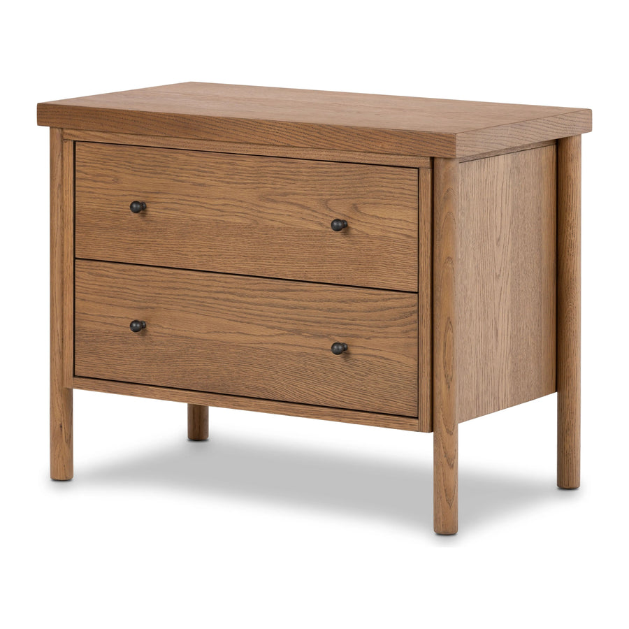 Roark Amber Oak Nightstand