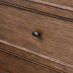 Featuring Russ Aged Oak Oversized Dresser by Four Hands at Amethyst Home. Like an heirloom dresser with three smaller drawers up top, this aged oak design has room for it all. Detailed with an overhang surface, carved edges top to bottom, angled legs and oval drawer pulls finished in dark gunmetal.
Overall Dimensions: 21.0" L x 72.0" W x 38.75" H
Collection. Amethyst Home provides interior design, new home construction design consulting, vintage area rugs, and lighting in the Nashville metro area.