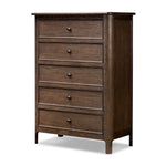 Featuring Russ Aged Oak Tall Dresser by Four Hands at Amethyst Home. Like an heirloom tallboy with six drawers, this aged oak dresser has room for it all. Detailed with an overhang surface, carved edges top to bottom, angled legs and oval drawer pulls finished in dark gunmetal.
Overall Dimensions: 21.0" L x 39.0 " W x 53.0" H
Collection: BoltonColors: Aged. Amethyst Home provides interior design, new home construction design consulting, vintage area rugs, and lighting in the Alpharetta metro area.