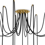 Featuring Spider Burnished Brass Opal Matte Glass Cord Chandelier by Four Hands at Amethyst Home. Matte glass spheres float at varying lengths for a statement-making piece. Each globe is individually blown, shaped and sculpted by hand through a one-hour process. Matte glass is specially manufactured to evenly diffuse light. Brass and glass are 98% recyclab. Amethyst Home provides interior design, new home construction design consulting, vintage area rugs, and lighting in the Washington metro area.