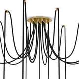 Featuring Spider Burnished Brass Opal Matte Glass Cord Chandelier by Four Hands at Amethyst Home. Matte glass spheres float at varying lengths for a statement-making piece. Each globe is individually blown, shaped and sculpted by hand through a one-hour process. Matte glass is specially manufactured to evenly diffuse light. Brass and glass are 98% recyclab. Amethyst Home provides interior design, new home construction design consulting, vintage area rugs, and lighting in the Washington metro area.