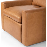 Featuring Tillery Sonoma Butterscotch Motion Chair by Four Hands at Amethyst Home. A modern take on the traditional recliner chair. Customize your comfort level with the push of hidden buttons with pieces in our Power Motion collection. Recliner features a slightly higher seat and backrest, low, sleek arms, and a motion footrest. Plush feather-blend cushio. Amethyst Home provides interior design, new home construction design consulting, vintage area rugs, and lighting in the Des Moines metro area.