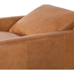 Featuring Tillery Sonoma Butterscotch Motion Chair by Four Hands at Amethyst Home. A modern take on the traditional recliner chair. Customize your comfort level with the push of hidden buttons with pieces in our Power Motion collection. Recliner features a slightly higher seat and backrest, low, sleek arms, and a motion footrest. Plush feather-blend cushions. Amethyst Home provides interior design, new home construction design consulting, vintage area rugs, and lighting in the Monterey metro area.