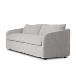 Featuring Topanga Knoll Domino Sofa by Four Hands at Amethyst Home. Textural boucle and angled arms give this sofa a stylish upgrade, while the two-over-one cushion configuration lend a laid-back look. Performance fabric is specially created to withstand spills, stains, high traffic and wear, ensuring long-term comfort and unmatched durability.
Overall Dim. Amethyst Home provides interior design, new home construction design consulting, vintage area rugs, and lighting in the Des Moines metro area.