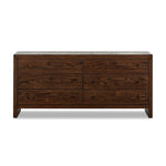Featuring Torrington Umber Oak 6 Drawer Dresser by Four Hands at Amethyst Home. Straight planks of solid umber oak and veneer encase this spacious dresser for an understated modern look. Deep wood grain adds natural character.
Overall Dimensions: 20.0" L x 75.0 " W x 34.0" H
Collection: HamiltonColors: Umber Oak ,Umber Oak VeneerMaterials: Resawn Oak ,Oak . Amethyst Home provides interior design, new home construction design consulting, vintage area rugs, and lighting in the Washington metro area.