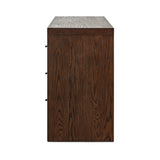 Featuring Torrington Umber Oak 6 Drawer Dresser by Four Hands at Amethyst Home. Straight planks of solid umber oak and veneer encase this spacious dresser for an understated modern look. Deep wood grain adds natural character.
Overall Dimensions: 20.0" L x 75.0 " W x 34.0" H
Collection: HamiltonColors: Umber Oak ,Umber Oak VeneerMaterials: Resawn Oak ,O. Amethyst Home provides interior design, new home construction design consulting, vintage area rugs, and lighting in the Winter Garden metro area.