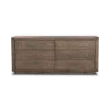 Featuring Warby Worn Oak 6 Drawer Dresser by Four Hands at Amethyst Home. Worn oak shapes a streamlined box-style dresser, with lap joint corners for a detail-driven touch.
Overall Dimensions: 18.0" L x 75.0 " W x 32.0" H
Collection: BennettColors: Worn Oak, Worn Oak VeneerMaterials: Solid Oak, Oak VeneerWeight: 308.2 lbs. Amethyst Home provides interior design, new home construction design consulting, vintage area rugs, and lighting in the Calabasas metro area.