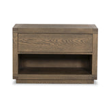 Featuring Warby Worn Oak Nightstand by Four Hands at Amethyst Home. Solid acacia shapes a streamlined box-style nightstand, with lap joint corners for a detail-driven touch. Finished with smooth, push-latch drawer glides.Collection: BennettColors: Worn Oak ,Worn Oak VeneerMaterials: Solid Oak ,Oak Veneer Weight: 94.799 lbs. Amethyst Home provides interior design, new home construction design consulting, vintage area rugs, and lighting in the Miami metro area.