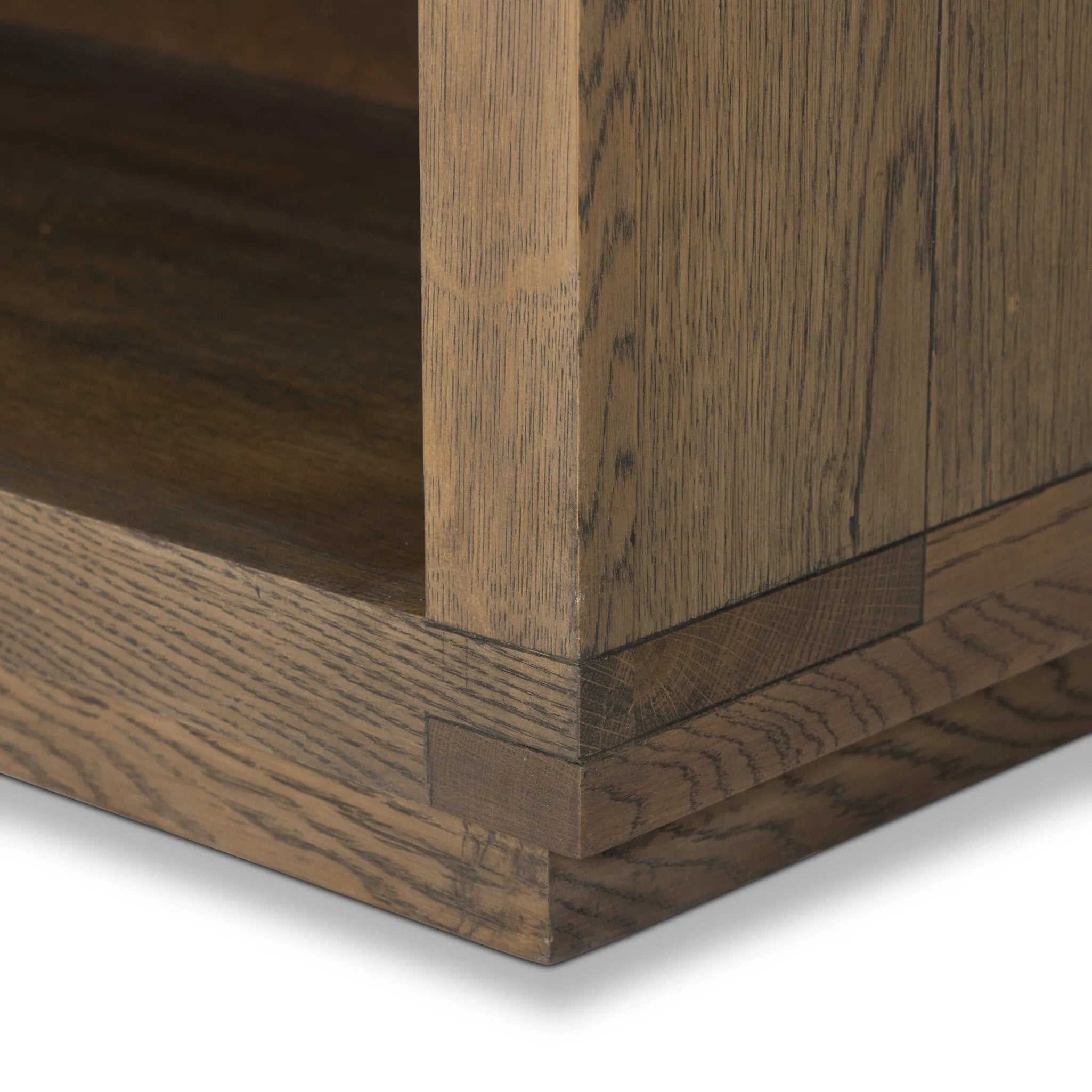 Featuring Warby Worn Oak Nightstand by Four Hands at Amethyst Home. Solid acacia shapes a streamlined box-style nightstand, with lap joint corners for a detail-driven touch. Finished with smooth, push-latch drawer glides.Collection: BennettColors: Worn Oak ,Worn Oak VeneerMaterials: Solid Oak ,Oak Veneer Weight: 94.799 lbs. Amethyst Home provides interior design, new home construction design consulting, vintage area rugs, and lighting in the San Diego metro area.