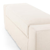 Featuring Wide Arm Natural Slipcover Accent Bench by Four Hands at Amethyst Home. Bold dimensions define this monolithic accent bench. Durable and soft to the touch, Libeco™-sourced linens are artisan-made and free of toxic chemicals. Slipcovered styles are fully removable and machine-washable for easy care.Overall Dimensions: 78.50"W x 20"L x 20"HColors: B. Amethyst Home provides interior design, new home construction design consulting, vintage area rugs, and lighting in the Park City metro area.