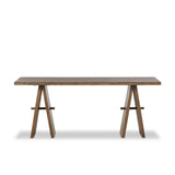 Featuring Wylie Rustic Grey Writing Desk by Four Hands at Amethyst Home. A minimalist frame on this large-scale desk lets the natural character of cracked oak take center stage. Designed with A-frame legs with exposed wood dowel joinery.
Overall Dimensions: 30.0" L x 75.0" W x 30.0" H
Collection: HaidenColors: Rustic Grey VeneerMaterials: Thick Oak Veneer ,S. Amethyst Home provides interior design, new home construction design consulting, vintage area rugs, and lighting in the Portland metro area.