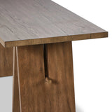 Featuring Wylie Rustic Grey Writing Desk by Four Hands at Amethyst Home. A minimalist frame on this large-scale desk lets the natural character of cracked oak take center stage. Designed with A-frame legs with exposed wood dowel joinery.
Overall Dimensions: 30.0" L x 75.0" W x 30.0" H
Collection: HaidenColors: Rustic Grey VeneerMaterials: Thick Oak Veneer ,. Amethyst Home provides interior design, new home construction design consulting, vintage area rugs, and lighting in the San Diego metro area.