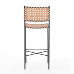 Featuring Garza Natural Leather Bar + Counter Stool by Four Hands at Amethyst Home. The Garza Natural Leather Bar + Counter Stool provides such a comfortable sit with thickly cut soft top grain leather. The slim iron frame gives off a sleek and luxurious vibe sure to elevate your dining experience and improve the overall aesthetic of your kitchen.
Bar St.  Amethyst Home provides interior design, new home construction design consulting, vintage area rugs, and lighting in the Los Angeles metro area.