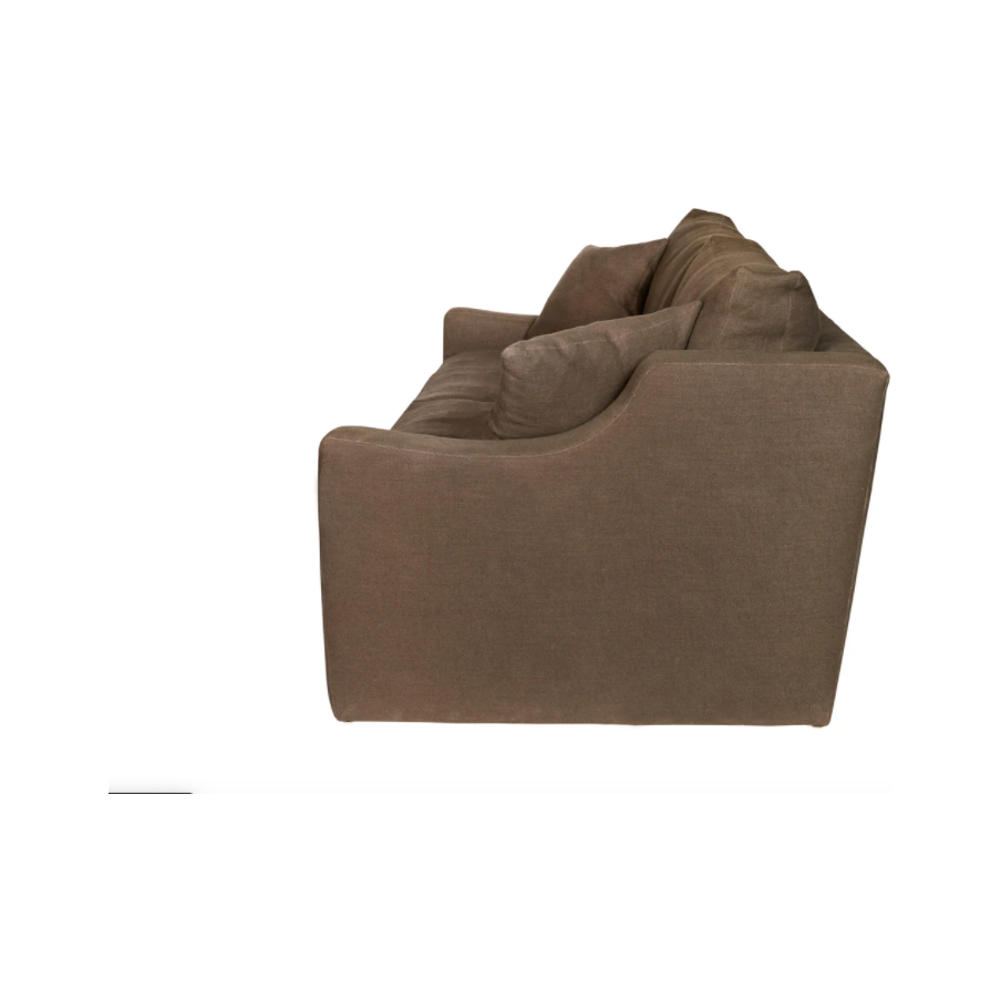 Featuring Grant Upholstered 108" Sofa by Cisco Brothers at Amethyst Home. We love the unique, modern shape of this Grace 108" Sofa by Cisco Home. With the bench seat and curve shape, this will elevate your living space for years to come!
Overall: 108"w x 40"d x 28"hSitting Space: 82"w x 24"dSeat Height: 17"hArm Height: 20". Amethyst Home provides interior design, new home construction design consulting, vintage area rugs, and lighting in the Houston metro area.