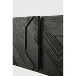 Featuring Graphic TV Cupboard by Ethnicraft at Amethyst Home. In his quest to add movement to the surface, our designer Alain van Havre started layering and combining triangular shapes. Before he knew it, he had created an interesting composition out of teak. Originally used for our popular Teak Graphic sideboard, the pattern now translates perfectly to a new TV cupboard.
This Graphic TV cupbo. Amethyst Home provides interior design services, furniture, rugs, and lighting in the Malibu metro area.