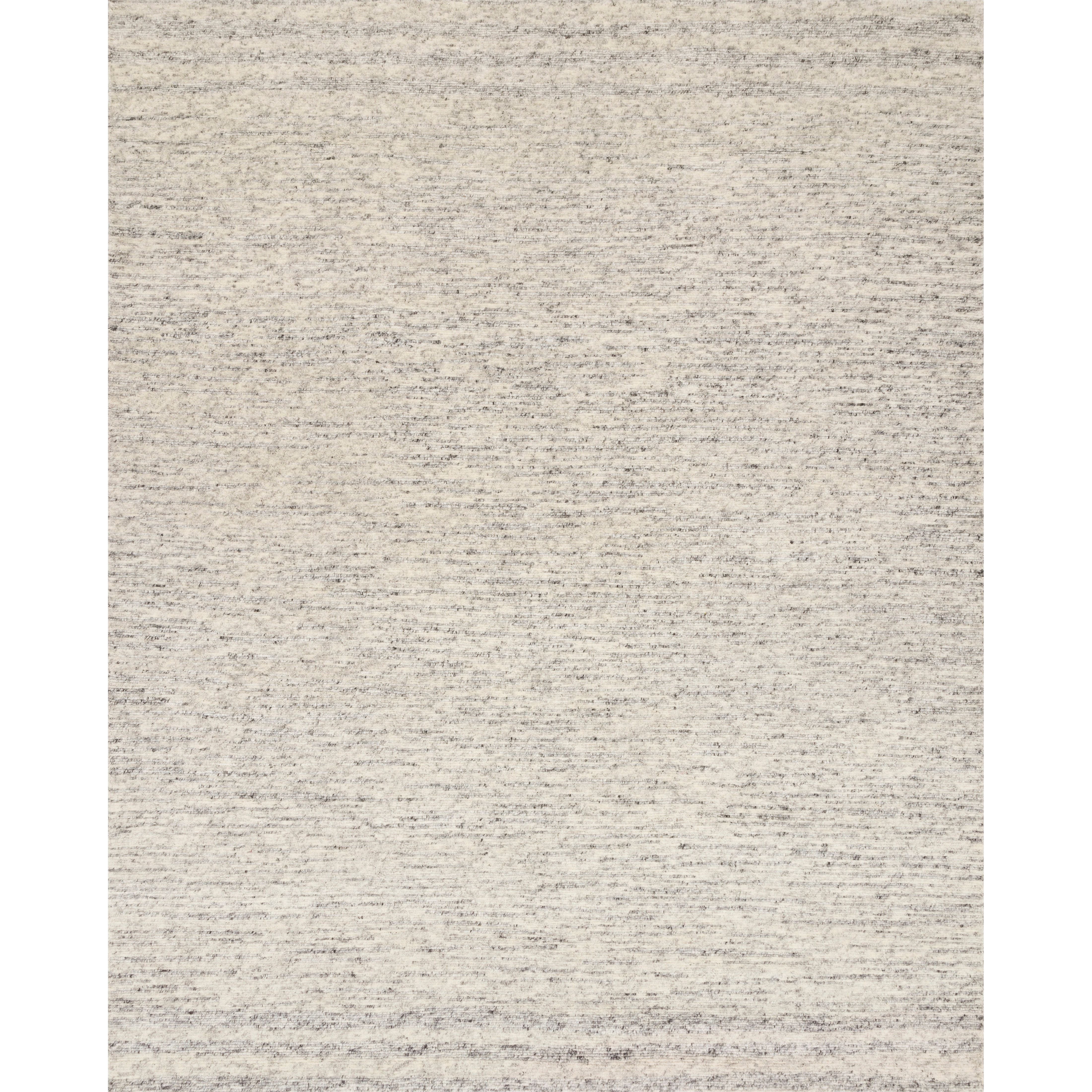 Featuring Halcyon White/Grey Hand-Knotted Rug by Loloi at Amethyst Home. Hand-knotted of 100% wool pile, the Halcyon Collection is crafted with variegated yarns composed in a staccato rhythm for a sophisticated appeal.
Hand-Knotted100% WoolHAC-02 White/Grey
Clean spills immediately by blotting with a clean, white dry sponge or cloth. Appropriate rug pad is hig.  Amethyst Home provides interior design, new home construction design consulting, vintage area rugs, and lighting in the Omaha metro area.