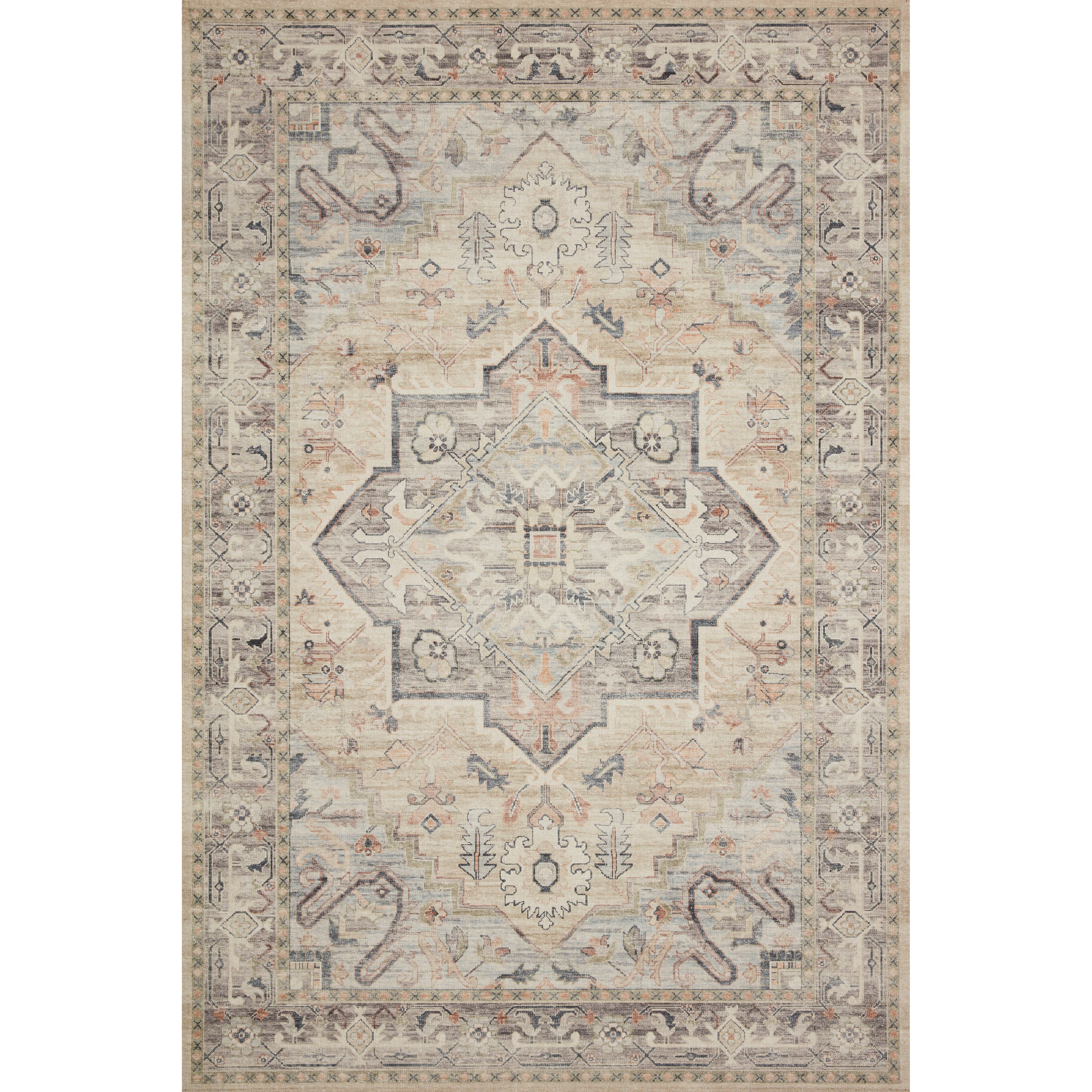 Featuring Hathaway Multi/Ivory Rug by Loloi at Amethyst Home. Featuring soft motifs in a carefully curated color palate of ivory, blue, green, and hints of purple, the Hathaway Multi / Ivory area rug captures the essence of one-of-a-kind vintage or antique area rug at an attractive price.
This rug is ideal for high traffic areas due to the rug's power-loomed .  Amethyst Home provides interior design, new home construction design consulting, vintage area rugs, and lighting in the Boston metro area.
