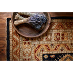 Featuring Heirloom Navy / Multi Hand-Knotted Rug by Loloi at Amethyst Home. Bring a touch of antiqued beauty into your home with our Heirloom collection. This 100% wool collection tastefully honors the art of hand knotted rugs from India. Heirloom evokes a sense of unique sophistication with its traditional Serapi rug color palettes and vintage design.
Hand .  Amethyst Home provides interior design, new home construction design consulting, vintage area rugs, and lighting in the Seattle metro area.