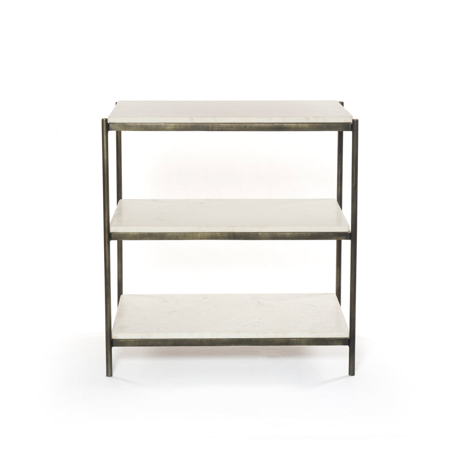 Tatum Nightstand - Hammered Gray | shipping 02/26/2026