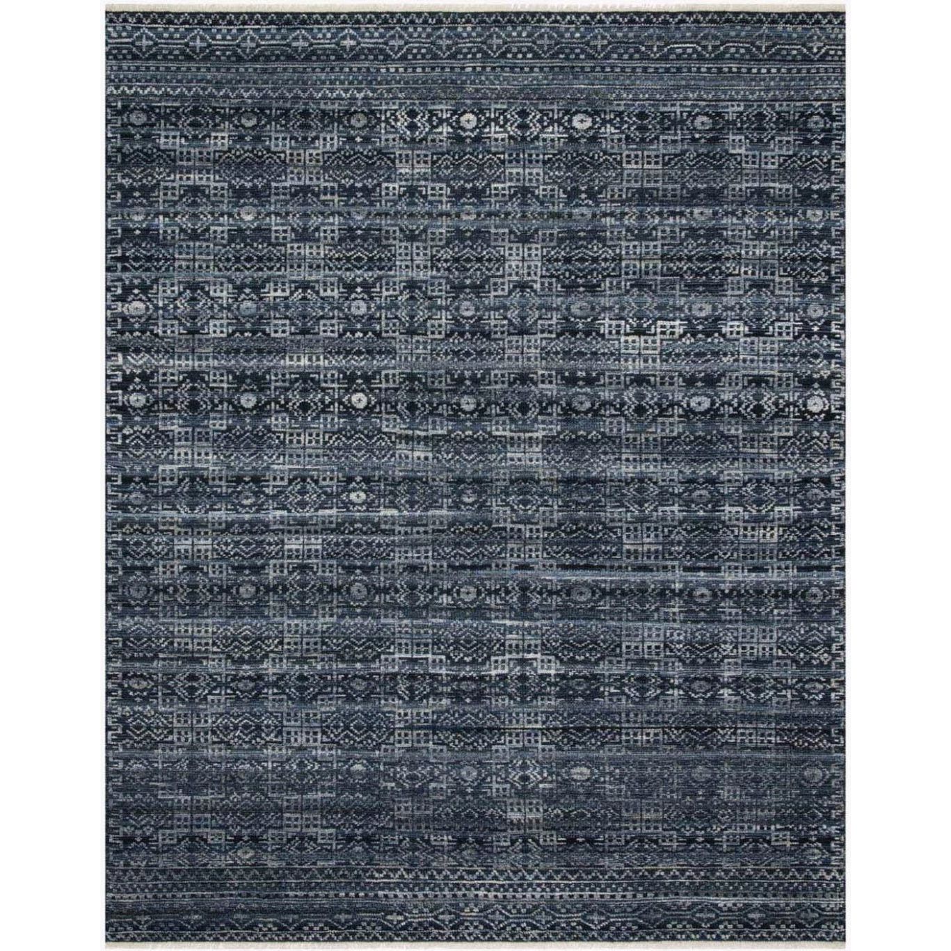 Featuring Idris Ink Hand-Knotted Rug by Loloi at Amethyst Home. The Idris Ink area rug from Loloi is meticulously hand-knotted of viscose and wool. You will love this rug because the rug is:
Perfect for entryways, living rooms, and bedrooms
Easy to clean and maintain
Gorgeous with the intricate pattern and patina
Warms up any room with the high / low pile.  Amethyst Home provides interior design, new home construction design consulting, vintage area rugs, and lighting in the Charlotte metro area.