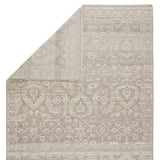 Featuring Sonnette Ayres Hand-Knotted Rug by Jaipur Living at Amethyst Home. The richly textured and elegantly designed Sonnette Ayres Area Rug combines an inviting, soft hand and eye-catching transitional style. The Ayres rug boasts a neutral palette of light taupe and gray that creates beautiful dimension among the brocade design. This hand-knotted wool.  Amethyst Home provides interior design, new home construction design consulting, vintage area rugs, and lighting in the Alpharetta metro area.
