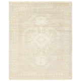 Featuring Ashend Vavite Hand-Knotted Rug by Jaipur Living at Amethyst Home. Hand carded wool, soft Tencel, and a neutral color palette define the handknotted Ashend Vavite. The Vavite rug showcases a Moroccan-inspired center medallion in a neutral cream and tan colorway. Geometric detailing establishes a thin border and provides a nod to the tribal styles . Amethyst Home provides interior design, new home construction design consulting, vintage area rugs, and lighting in the Des Moines metro area.