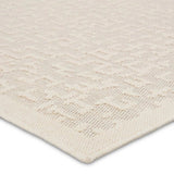 Featuring Continuum Axiom Rug by Jaipur Living at Amethyst Home. The Continuum collection brings the classic sisal look to outdoor spaces and high-traffic indoor areas. The soft Axiom design features an abstract, geometric pattern with cream high-low pile for added dimension. The polypropylene fibers are stain and water resistant for an easy-care accent p. Amethyst Home provides interior design, new home construction design consulting, vintage area rugs, and lighting in the Kansas City metro area.