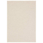 Featuring Continuum Axiom Rug by Jaipur Living at Amethyst Home. The Continuum collection brings the classic sisal look to outdoor spaces and high-traffic indoor areas. The soft Axiom design features an abstract, geometric pattern with cream high-low pile for added dimension. The polypropylene fibers are stain and water resistant for an easy-care accent pie. Amethyst Home provides interior design, new home construction design consulting, vintage area rugs, and lighting in the Park City metro area.